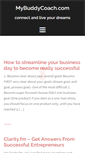 Mobile Screenshot of mybuddycoach.com
